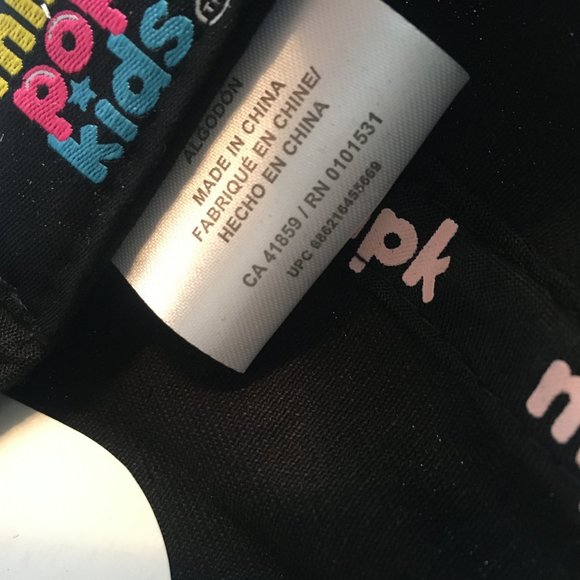 Mini Pop Kids Black White Check Baseball Hat Mad Engine Embroidered New w/ Tags - Picture 13 of 13